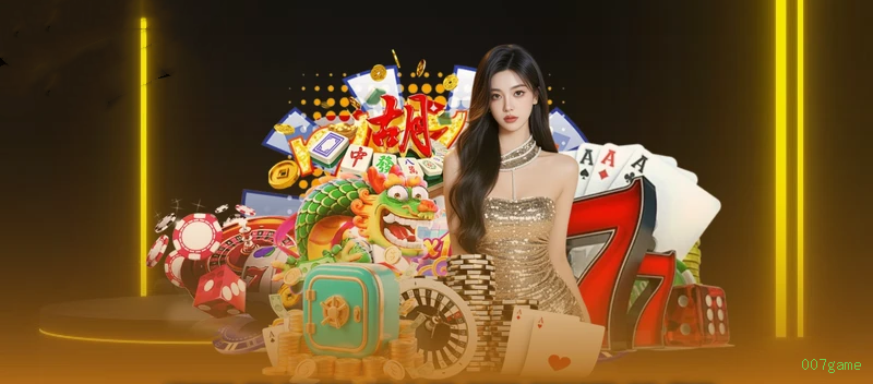 Big win animation on 007game slot Jogo